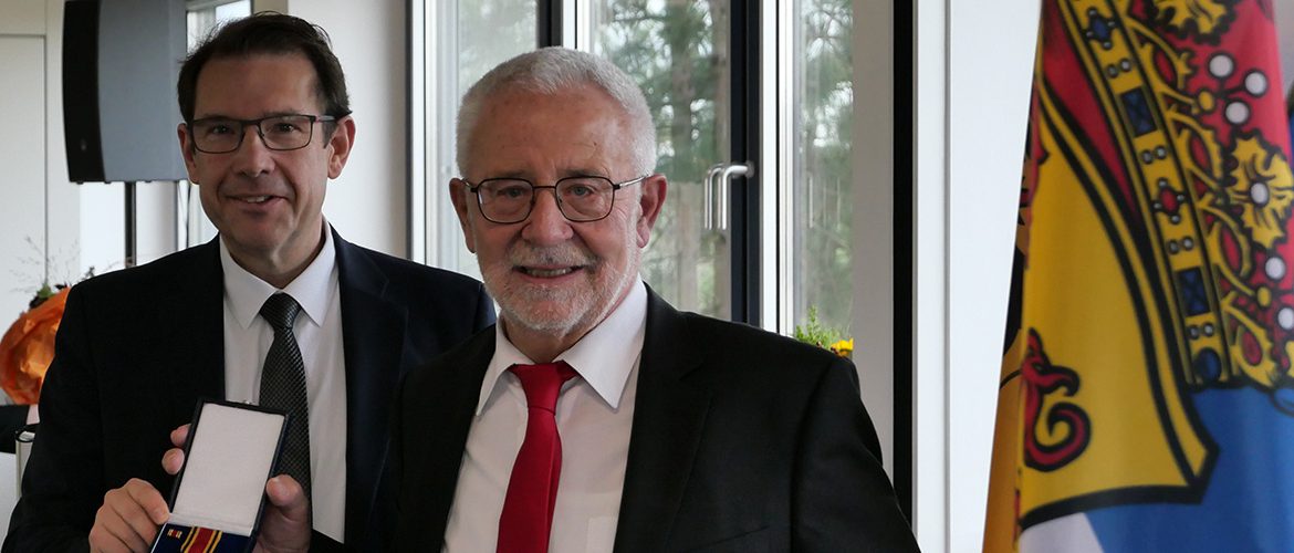 Hanno Benz (Oberbürgermeister Darmstadt) und Wilhelm Kins (ehemaliger Vorstandsprecher der GHV).